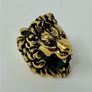 Gucci Brqss Lionshead Ring. Size 4.0. NWOT.